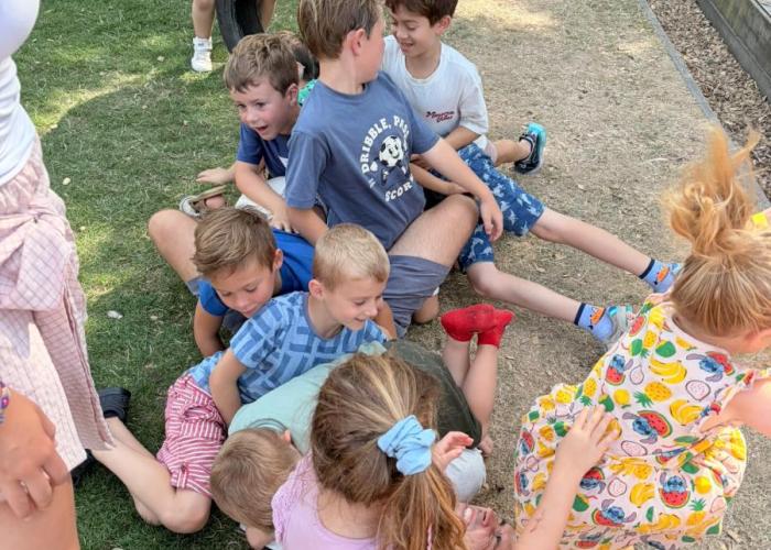 Kinderen in de Kinderclub in Rijkevorsel