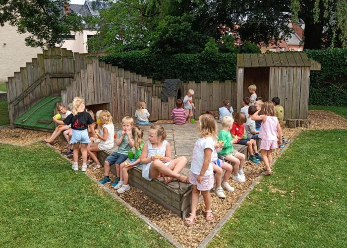 Kinderen in de Kinderclub in Rijkevorsel