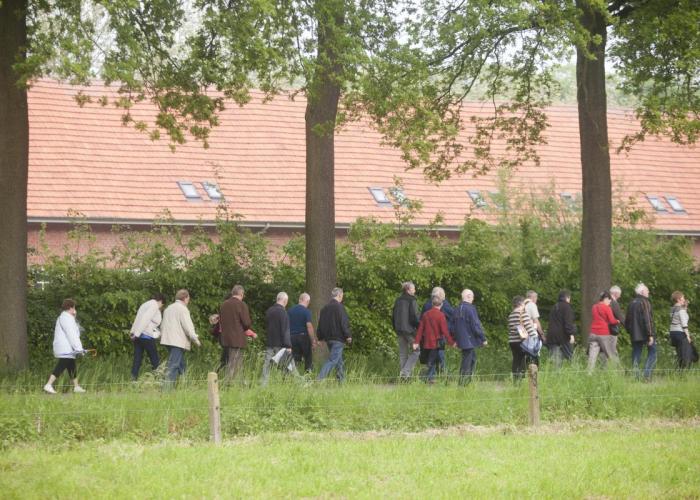 Een groep wandelaars in Merksplas-Kolonie
