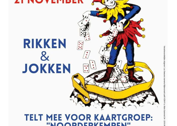 Kaartprijskamp Rikken & Jokken © Rijkevorsel-Leeft vzw