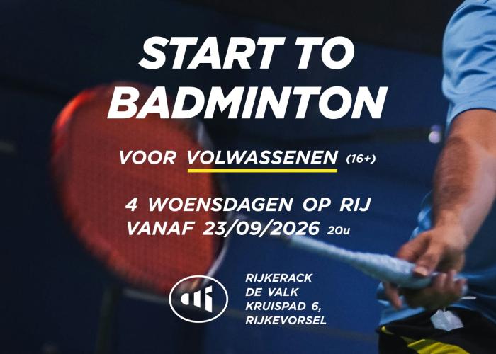 Start to Badminton © Rijkerack BC
