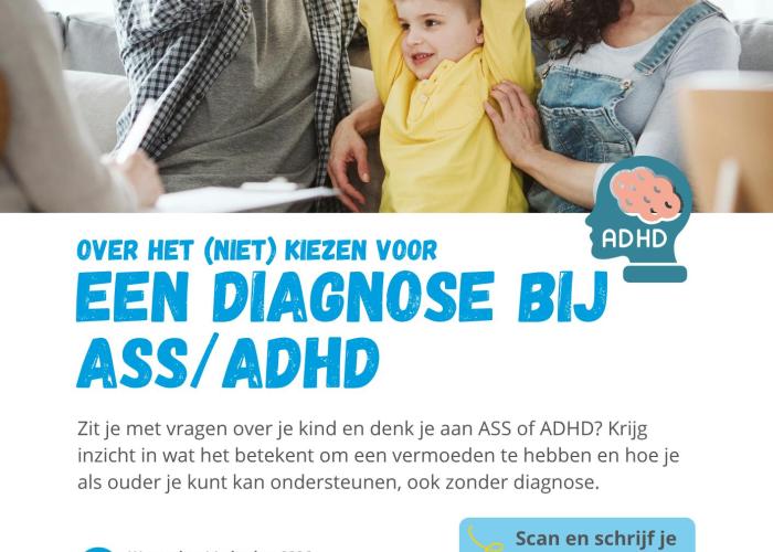 Over het (niet) kiezen voor een diagnose bij ASS/ADHD © Opvoedingswinkel Zoersel
