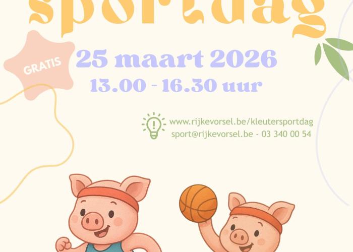 Kleutersportdag © lokaal bestuur Rijkevorsel