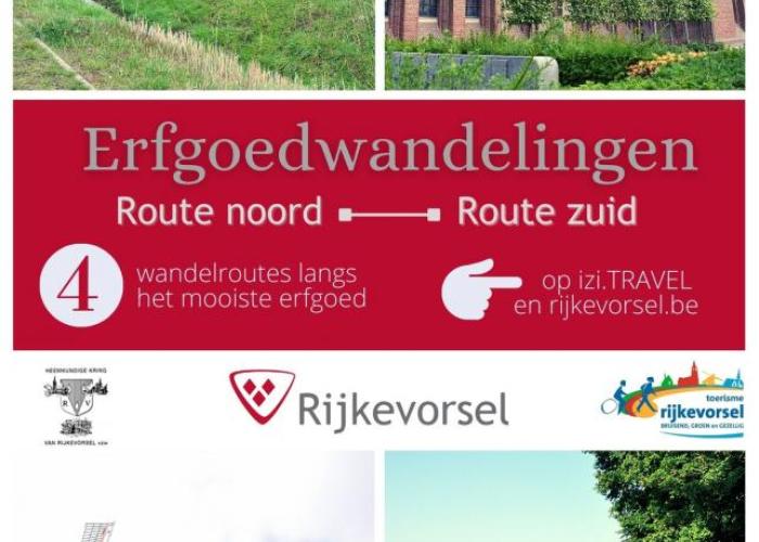 Erfgoedwandeling - route zuid