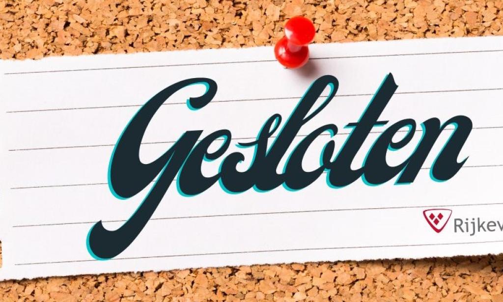 Dit zijn onze sluitingsdagen in november