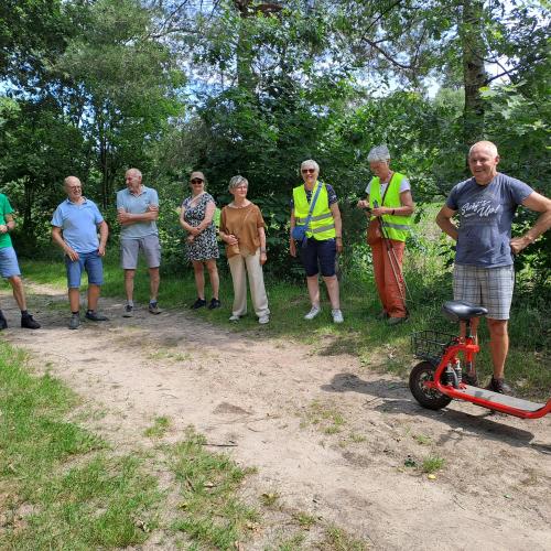 wandelen voor mensen met Parkinson © contactgroep Parkinson Hoogstraten