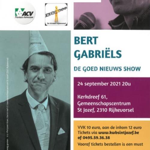 Comedyavond Bert Gabriëls © Beweging.net