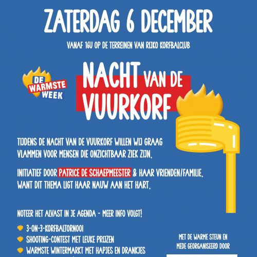 NACHT van de VUURKORF tvv De Warmste Week © Jolien Herthogs