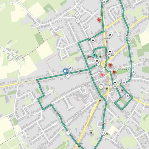 Route wandeling © Lokaal bestuur Rijkevorsel