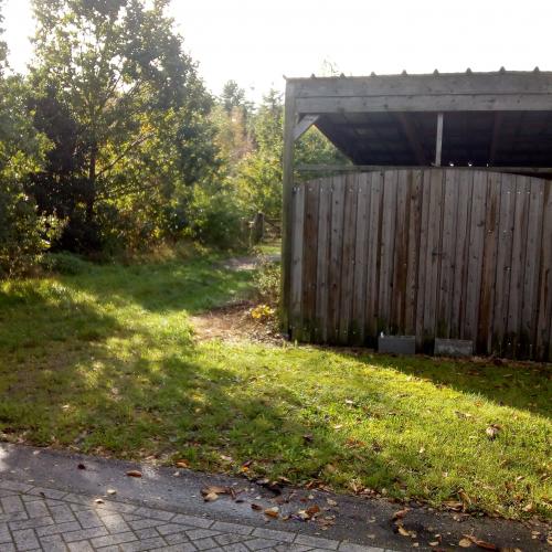 ingang bos thv klundert 2310 St Jozef rijkevorsel © Klundertcomité