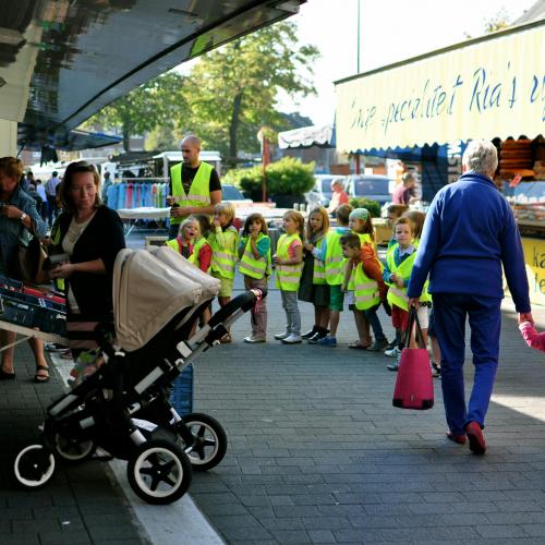 Wekelijkse markt © lokaal bestuur Rijkevorsel